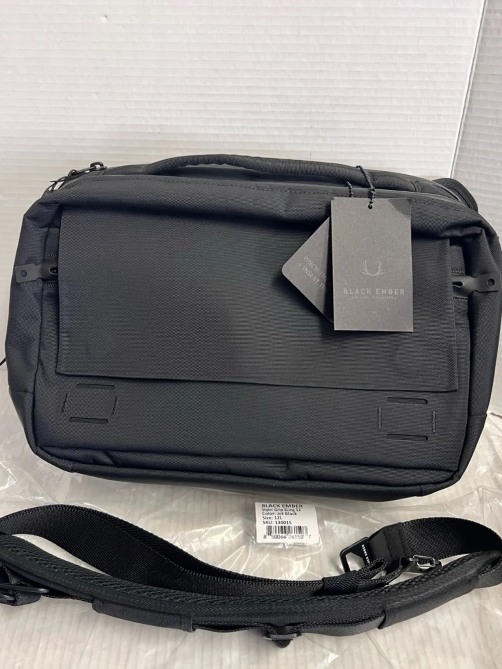 Black Ember Grip Sling 12L